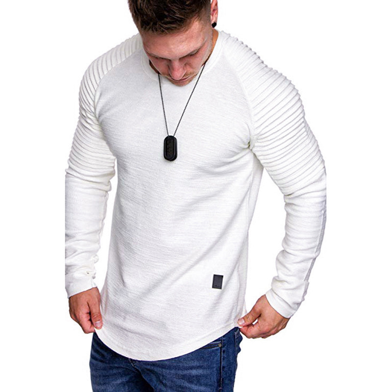 Men's Jogger Sweatshirt Fitness Yoga Outfits Sportswear Shirt Blouse Hoodie Stretch Hooded Solid Color Long Sleeve Pullovers