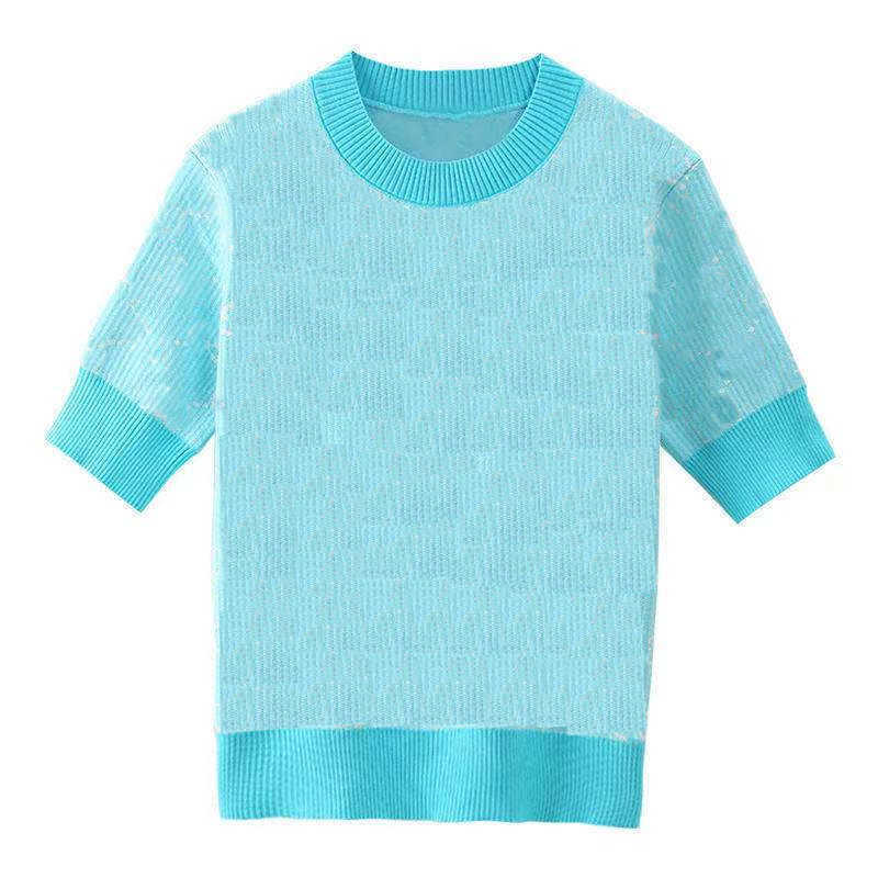 LuxuryDesigner high qualitydouble G Women's Knits & Tees sweater full letter printing fashion short-sleeved T-shirt, Blue
LuxuryDesigner high qualitydouble G Women's Knits & Tees sweater full letter printing fashion short-sleeved T-shirt, Blue