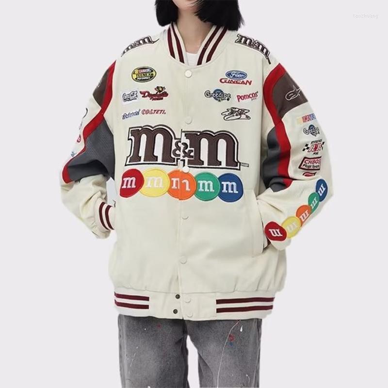 Men's Jackets 2022 Autumn Coat Hip Hop Loose Embroidery Retro Cool Baseball Uniform Couple Hit Color Stitching Locomotive Jacket, Black
Men's Jackets 2022 Autumn Coat Hip Hop Loose Embroidery Retro Cool Baseball Uniform Couple Hit Color Stitching Locomotive Jacket, Black