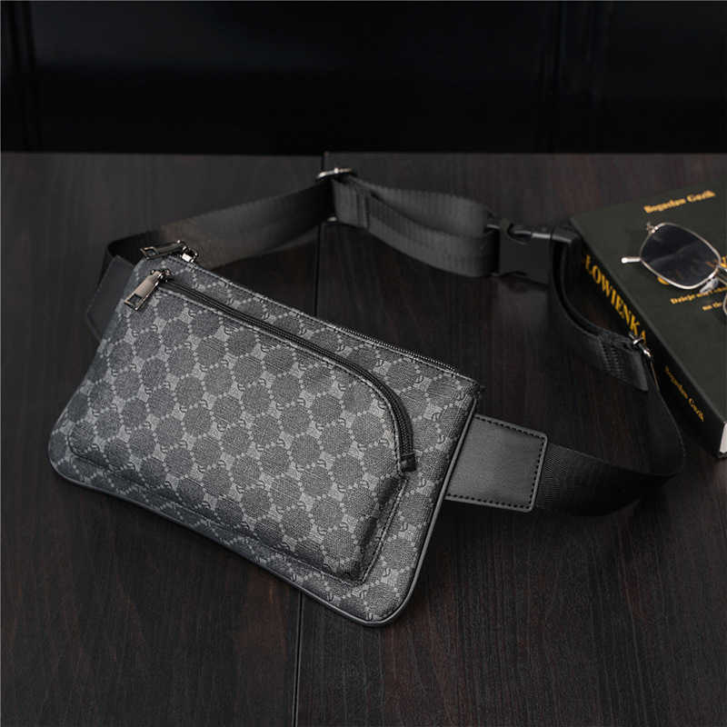 Fashion Plaid Waist Packs Men Leather Man Bags Shoulder Crossbody Black Chest For Male Sling Backpack 221101 
Fashion Plaid Waist Packs Men Leather Man Bags Shoulder Crossbody Black Chest For Male Sling Backpack 221101