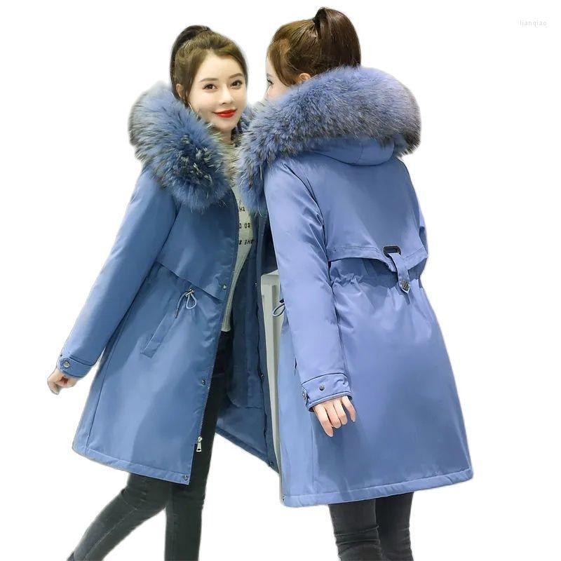 Women's Trench Coats Winte RAdd Velvet Thicken Women's Windbreakers Coat Parker Cotton Overcoat Mid-length Zipper Big Fur Collar Ladies, Picture shown
Women's Trench Coats Winte RAdd Velvet Thicken Women's Windbreakers Coat Parker Cotton Overcoat Mid-length Zipper Big Fur Collar Ladies, Picture shown