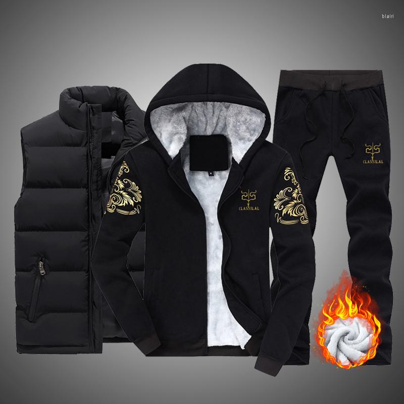 Men's Tracksuits Fashion Men Sweatshirt Sporting Sets Winter Jacket Pants Casual Vest Men's Track Suit Brand Sportswear Male Coats, Black
Men's Tracksuits Fashion Men Sweatshirt Sporting Sets Winter Jacket Pants Casual Vest Men's Track Suit Brand Sportswear Male Coats, Black