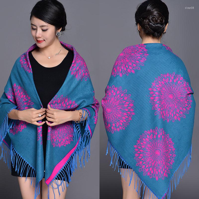 Scarves Winter Large Square Shawl Cashmere Scarf Women Jacquard Floral Pashmina Shawls And Wraps Thick Warm Female Blanket Hijab Poncho
Scarves Winter Large Square Shawl Cashmere Scarf Women Jacquard Floral Pashmina Shawls And Wraps Thick Warm Female Blanket Hijab Poncho