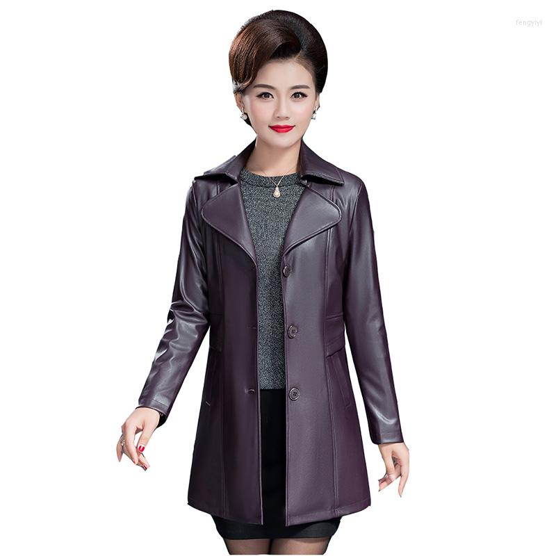 Women's Leather 2022 Autumn Winter Cardigan Jackets Women's Mid-length Fashion Slim PU Ladies Size 5XL Boutique, Black
Women's Leather 2022 Autumn Winter Cardigan Jackets Women's Mid-length Fashion Slim PU Ladies Size 5XL Boutique, Black