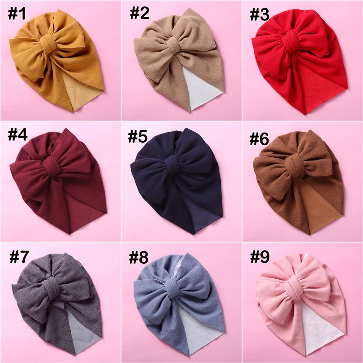 UPS 14 Colors Infant Toddler Bowknot Indian Turban Cap Kids Spring Autumn Caps Baby Newborn Hat Solid Color Hairband, As photo remark colors
UPS 14 Colors Infant Toddler Bowknot Indian Turban Cap Kids Spring Autumn Caps Baby Newborn Hat Solid Color Hairband, As photo remark colors