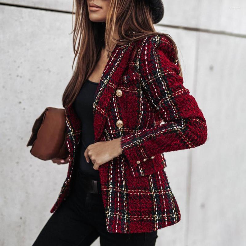 Women's Suits Fashion Lady Coat Wear Resistant Double-breasted Formal No Shrinking Women Jacket, Brown
Women's Suits Fashion Lady Coat Wear Resistant Double-breasted Formal No Shrinking Women Jacket, Brown