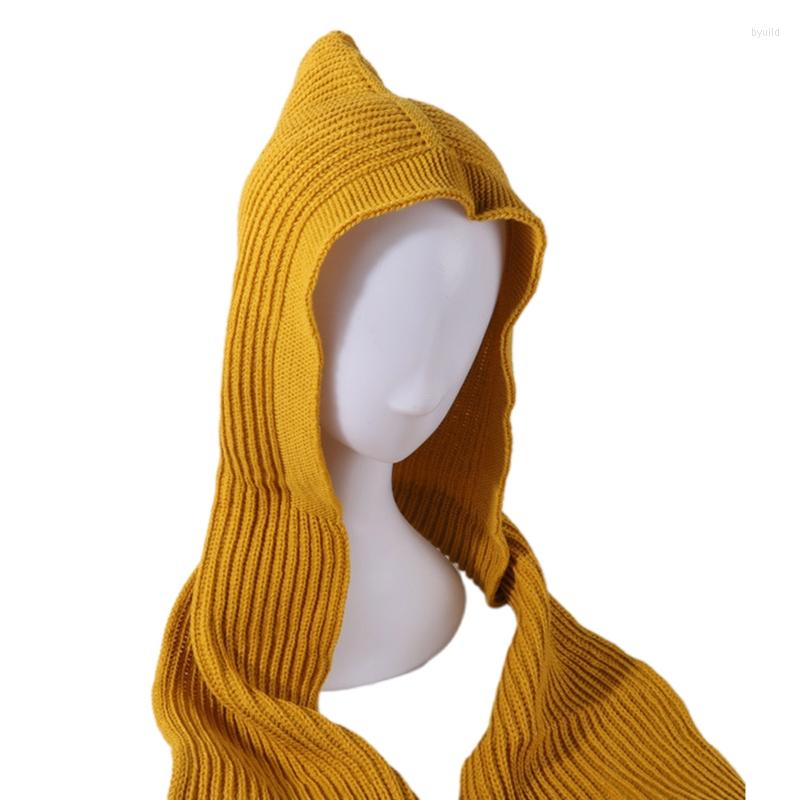 Scarves 449B Hooded Scarf Hat Crochet For Head Shawl Wrap One Piece Windproof Warmer
Scarves 449B Hooded Scarf Hat Crochet For Head Shawl Wrap One Piece Windproof Warmer