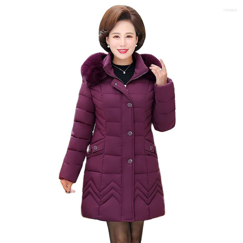 Women's Trench Coats Middle-aged And Elderly Women Winter Jacket 2022 Cotton Padded Thicke Warm Jackets Female Parkas Casual Hooded Outwear, Purple
Women's Trench Coats Middle-aged And Elderly Women Winter Jacket 2022 Cotton Padded Thicke Warm Jackets Female Parkas Casual Hooded Outwear, Purple