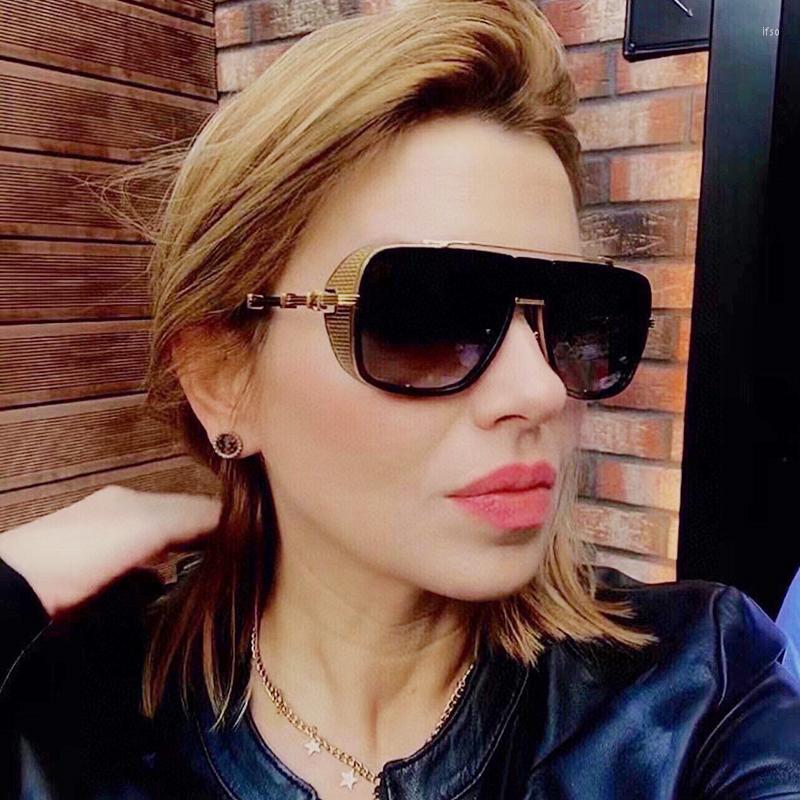 Sunglasses Gold Metal With Acetate Frame Large Square Men And Women Fashion Gradient Lens Unisex
Sunglasses Gold Metal With Acetate Frame Large Square Men And Women Fashion Gradient Lens Unisex