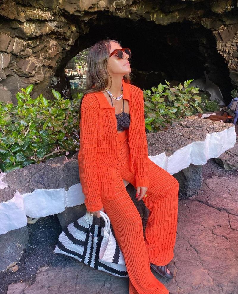 Women' Two Piece Pants Knitted Outfits For Women Turn Down Collar Cardigan Button Wide Leg Casual Set Solid Color Clothing Sweat Suits, Green
Women' Two Piece Pants Knitted Outfits For Women Turn Down Collar Cardigan Button Wide Leg Casual Set Solid Color Clothing Sweat Suits, Green