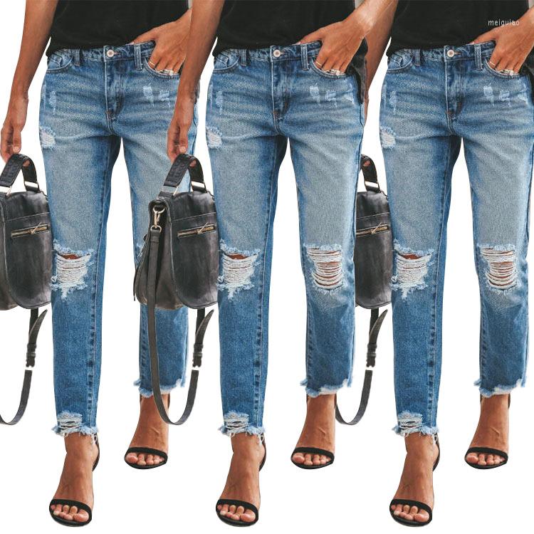 Women' Jeans Women' Summer Fashion Personality Locomotive Solid Color Slim-fit Denim Nine-point Pants Trousers Women, Blue
Women' Jeans Women' Summer Fashion Personality Locomotive Solid Color Slim-fit Denim Nine-point Pants Trousers Women, Blue