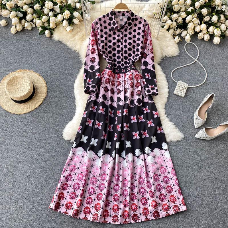 Casual Dresses Autumn French Vintage Maxi Dress 2022 Sundress Ladies Long Sleeve Orange Flower Polka Dot Chiffon Pleated Femme Robe, Pink
Casual Dresses Autumn French Vintage Maxi Dress 2022 Sundress Ladies Long Sleeve Orange Flower Polka Dot Chiffon Pleated Femme Robe, Pink
