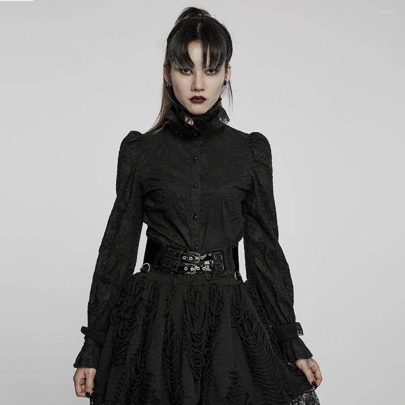 Women's T Shirts PUNKRAVE Women's Shirt Top Gothic Texture Blouse Gorgeous 3D Lace Stand Collar Cotton Long Sleeve, Black
Women's T Shirts PUNKRAVE Women's Shirt Top Gothic Texture Blouse Gorgeous 3D Lace Stand Collar Cotton Long Sleeve, Black