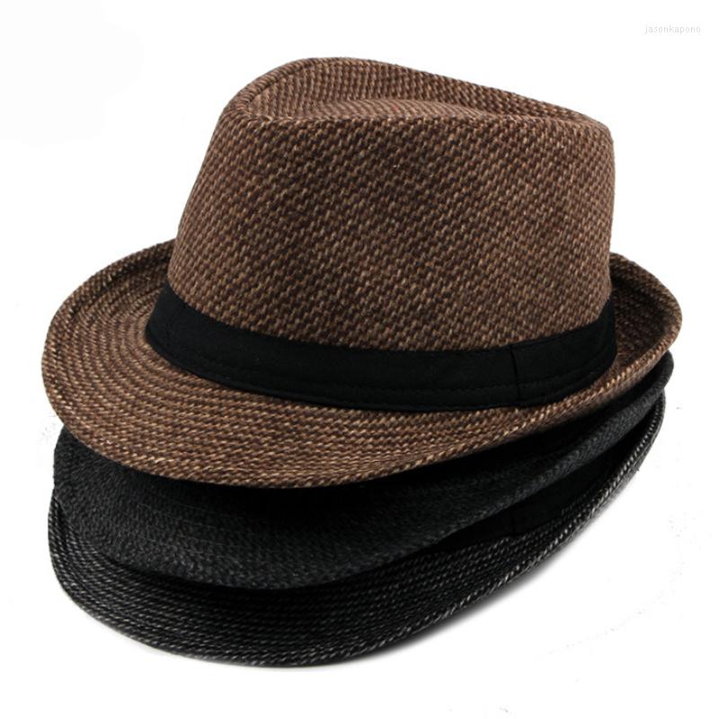 Berets Mens Fedora Hat Solid Gentry Gentleman Jazz Casual Formal Hats For Man Polyester Woolen Fedoras Cap, Black
Berets Mens Fedora Hat Solid Gentry Gentleman Jazz Casual Formal Hats For Man Polyester Woolen Fedoras Cap, Black