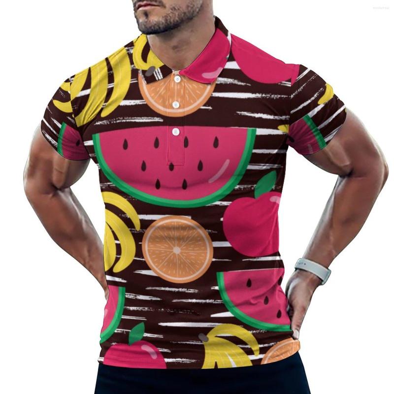 Men' Polos Tropical Fruit Polo Shirts Watermelon Orange Casual Shirt Date Trendy T-Shirts Men Short Sleeve Collar Graphic Oversized Clothes, Style-2
Men' Polos Tropical Fruit Polo Shirts Watermelon Orange Casual Shirt Date Trendy T-Shirts Men Short Sleeve Collar Graphic Oversized Clothes, Style-2