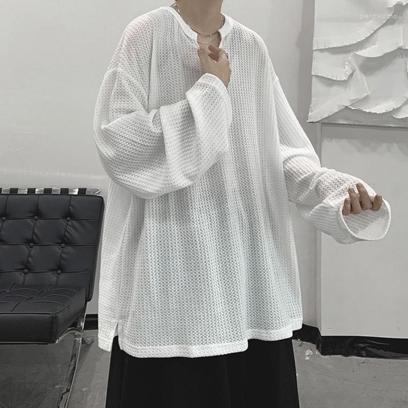 Men's T Shirts V-neck T-shirt Men's Fashion Gray/Black/White Casual Plaid Shirt Men Streetwear Korean Loose Long Sleeve Mens Tops
Men's T Shirts V-neck T-shirt Men's Fashion Gray/Black/White Casual Plaid Shirt Men Streetwear Korean Loose Long Sleeve Mens Tops