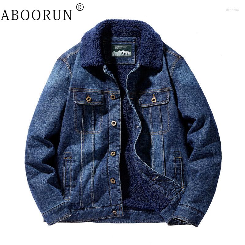 Men's Jackets ABOORUN Men Winter Denim Thick Fleece Cargo Coats Casual Warm Outerwear For Male, Picture shown
Men's Jackets ABOORUN Men Winter Denim Thick Fleece Cargo Coats Casual Warm Outerwear For Male, Picture shown