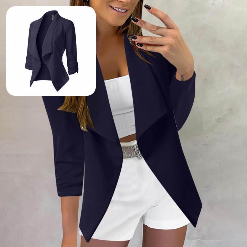 Women's Suits Polyester Fashion Multifunctional Lady Blazer Washable Formal For Daily Wear, Black
Women's Suits Polyester Fashion Multifunctional Lady Blazer Washable Formal For Daily Wear, Black