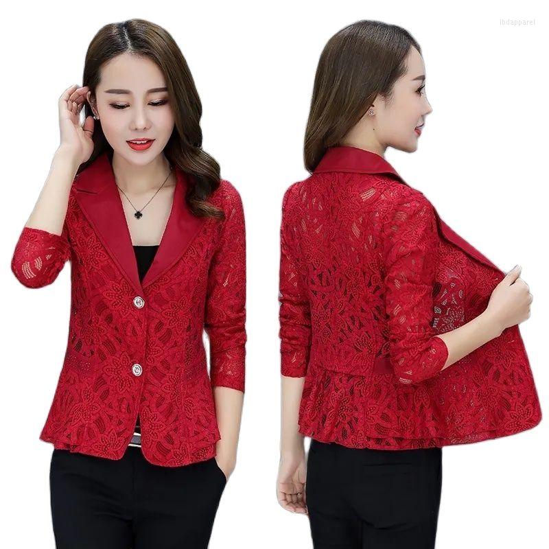 Women's Suits 2022Spring Autumn Women's Suit Jacket All-Match Fashion Ladies Coat Shawl Lace Thin Blazer Sun Protection Clothing, White
Women's Suits 2022Spring Autumn Women's Suit Jacket All-Match Fashion Ladies Coat Shawl Lace Thin Blazer Sun Protection Clothing, White