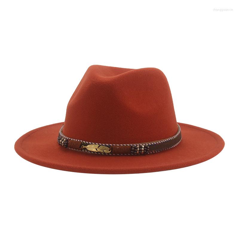 Berets Women Winter Hats Fedora Wide Brim Belt Camel Green Wedding Vintage Felted Men Hat Sombreros De Mujer, Red
Berets Women Winter Hats Fedora Wide Brim Belt Camel Green Wedding Vintage Felted Men Hat Sombreros De Mujer, Red