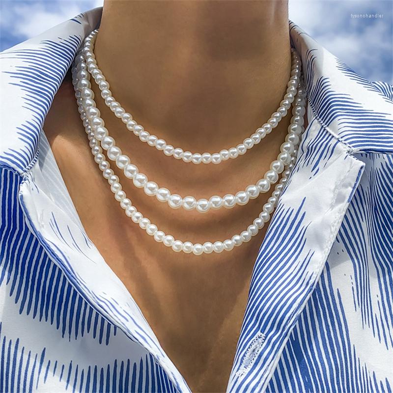 Choker Trendy Hip-Hop Style Simple Pearl Necklace Exquisite Gentleman Stacking Personality Versatile Jewelry
Choker Trendy Hip-Hop Style Simple Pearl Necklace Exquisite Gentleman Stacking Personality Versatile Jewelry