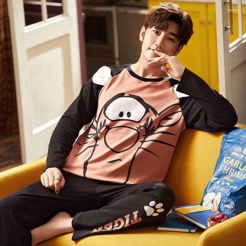 Men's Sleepwear Spring Autumn Men Pajamas Sleep Set Plus Size 3XL Cotton Nightwear High Quality Cartoon Homewear Loose Pyjama Pijamas, Style a
Men's Sleepwear Spring Autumn Men Pajamas Sleep Set Plus Size 3XL Cotton Nightwear High Quality Cartoon Homewear Loose Pyjama Pijamas, Style a