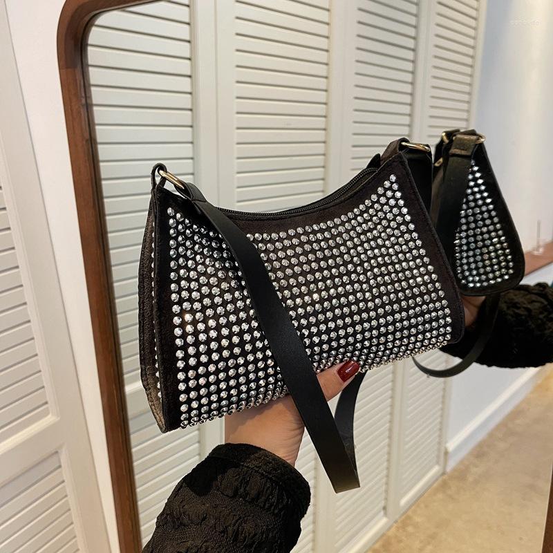 Evening Bags Light Diamond Bag Women's Fashion Casual Simple Shoulder Underarm Messenger, Black
Evening Bags Light Diamond Bag Women's Fashion Casual Simple Shoulder Underarm Messenger, Black