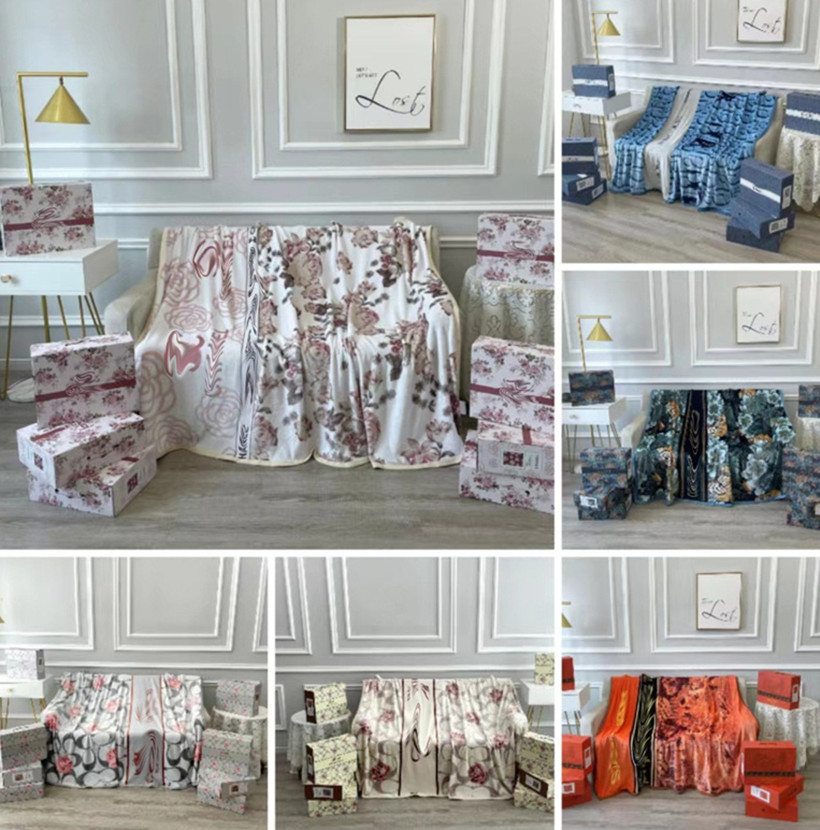 150X200cm Textile Designer Blanket Sofa Blankets Air Conditioning Home Office Travel Bath Towel Flannel Printed Old Flower Classic Design Delicate
150X200cm Textile Designer Blanket Sofa Blankets Air Conditioning Home Office Travel Bath Towel Flannel Printed Old Flower Classic Design Delicate