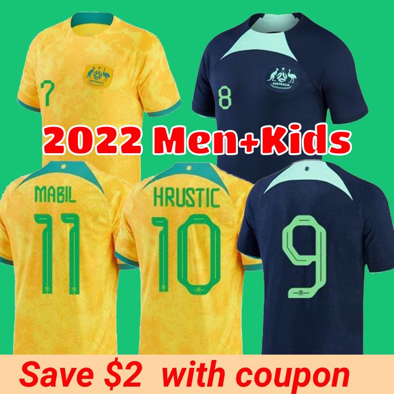 22 23 Australia Soccer Jerseys home away MOOY 13 SOUTTAR 19 HRUSTIC 10 BOYLE 6 IRVINE 22 MABIL MCGREE 2022 World CUP football shirt men kids set kits uniform, 22/23 men away
22 23 Australia Soccer Jerseys home away MOOY 13 SOUTTAR 19 HRUSTIC 10 BOYLE 6 IRVINE 22 MABIL MCGREE 2022 World CUP football shirt men kids set kits uniform, 22/23 men away