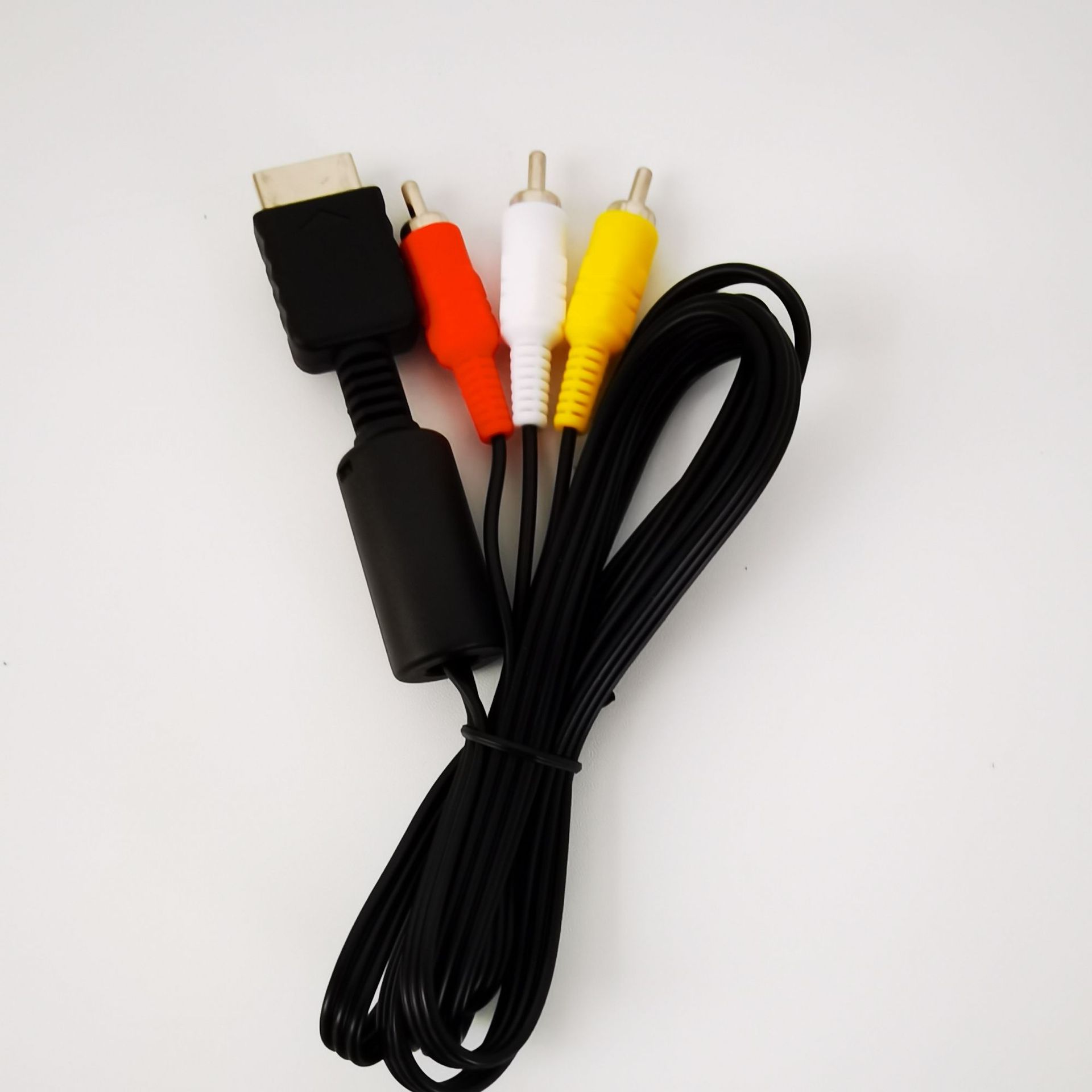 Universal 1.8M 6FT AV Audio Video Cables Cord RCA A/V 6Z for Sony PlayStation PS3 PS2 PS1