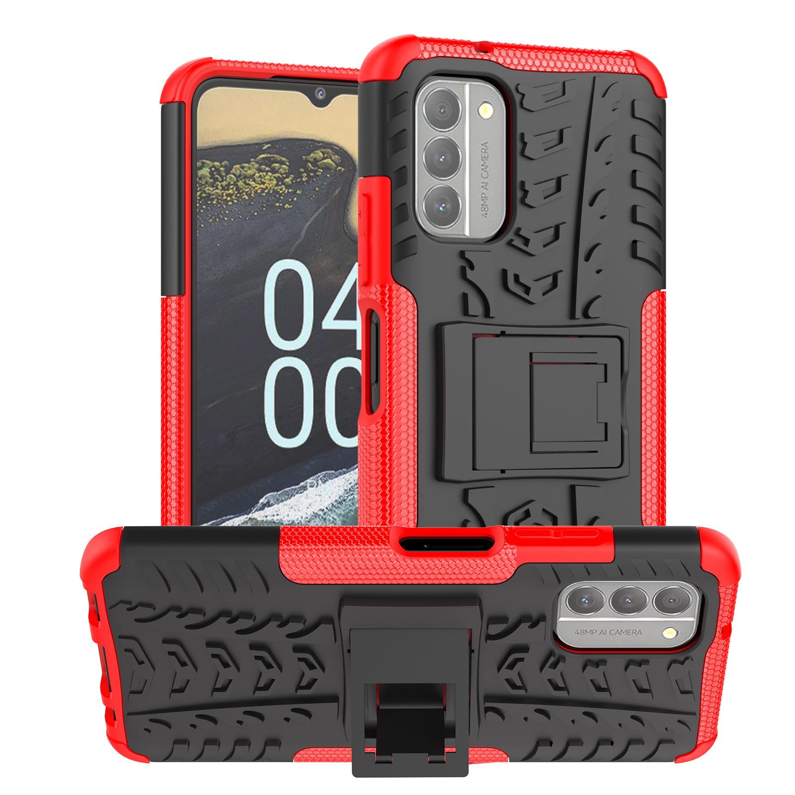 Armor Silicone Cases For Nokia G400 G300 G100 G21 G11 Case Ring Stand Hard Protection Cover, Black
Armor Silicone Cases For Nokia G400 G300 G100 G21 G11 Case Ring Stand Hard Protection Cover, Black