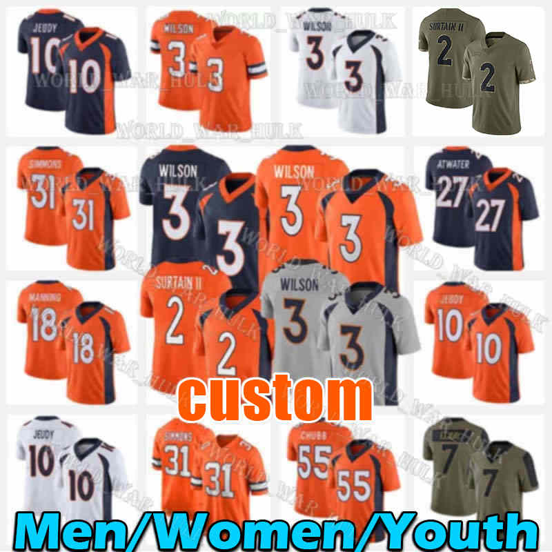 Russell Wilson Jersey Justin Simmons Football 2 Patrick Surtain II 7 John Elway Jerry Jeudy Javonte Williams Courtland Sutton Broncos Bradley Chubb Peyton Manning, Youth (y m)
Russell Wilson Jersey Justin Simmons Football 2 Patrick Surtain II 7 John Elway Jerry Jeudy Javonte Williams Courtland Sutton Broncos Bradley Chubb Peyton Manning, Youth (y m)