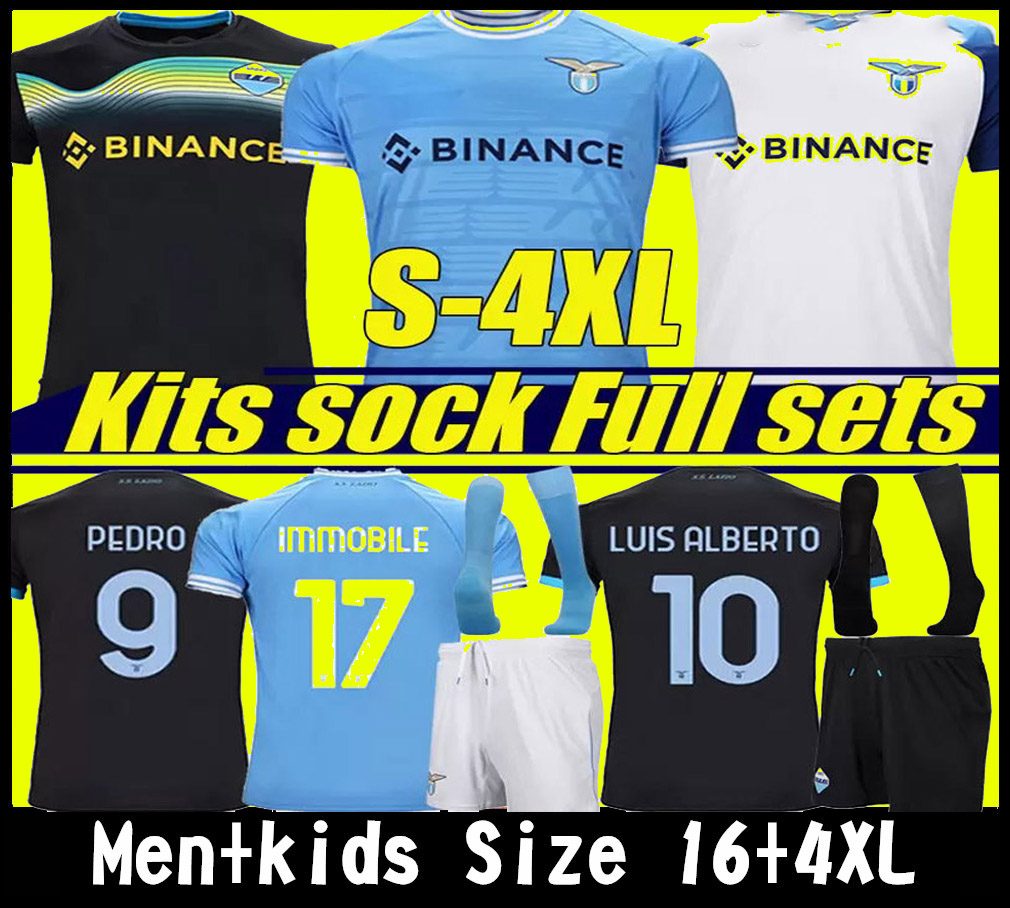 2XL Lazio 2022/2023 soccer jerseys ROMAGNOLI IMMOBILE LUIS BASTOS SERGEJ BADELJ LUCAS J.CORREA ZACCAGNI MARUSIC maglie Kits sock Full sets football shirts, Purple
2XL Lazio 2022/2023 soccer jerseys ROMAGNOLI IMMOBILE LUIS BASTOS SERGEJ BADELJ LUCAS J.CORREA ZACCAGNI MARUSIC maglie Kits sock Full sets football shirts, Purple