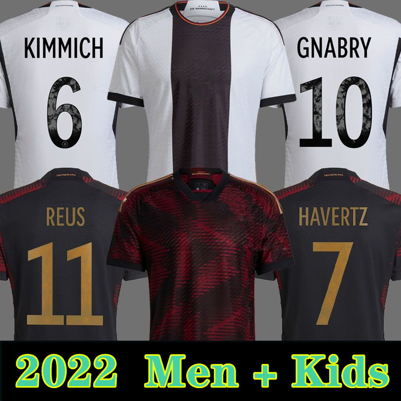 2022 Germany soccer jerseys HUMMELS KROOS GNABRY WERNER DRAXLER REUS MULLER GOTZE BRANDT HAVERTZ football shirt uniforms men kids kit jersey, Color 3
2022 Germany soccer jerseys HUMMELS KROOS GNABRY WERNER DRAXLER REUS MULLER GOTZE BRANDT HAVERTZ football shirt uniforms men kids kit jersey, Color 3
