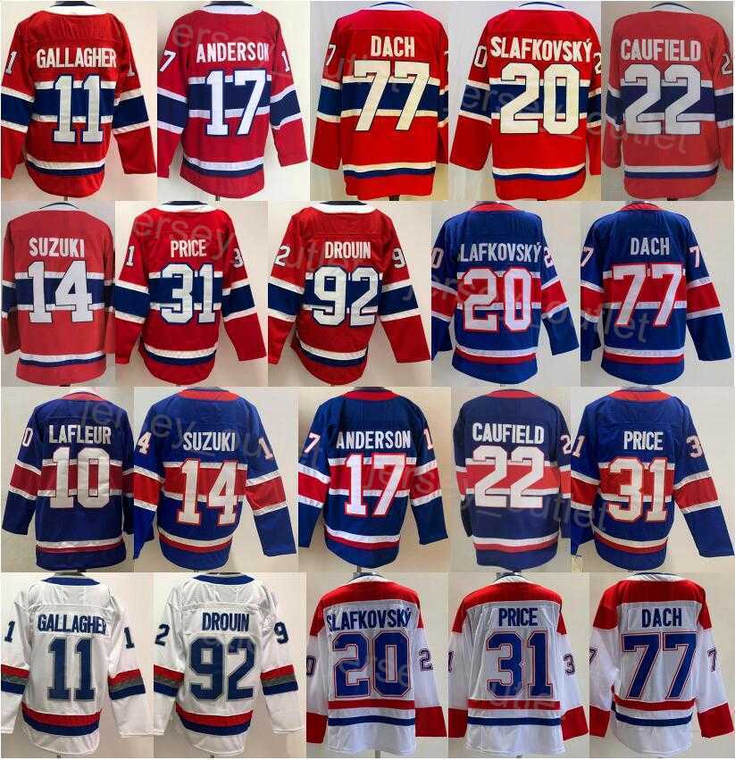 Reverse Retro Hockey 22 Cole Caufield Jersey 11 Brendan Gallagher 31 Carey Price 92 Jonathan Drouin 14 Nick Suzuki 17 Josh Anderson 20 Juraj Slafkovsky 77 Kirby Dach, Only 20 and 31 and 77
Reverse Retro Hockey 22 Cole Caufield Jersey 11 Brendan Gallagher 31 Carey Price 92 Jonathan Drouin 14 Nick Suzuki 17 Josh Anderson 20 Juraj Slafkovsky 77 Kirby Dach, Only 20 and 31 and 77