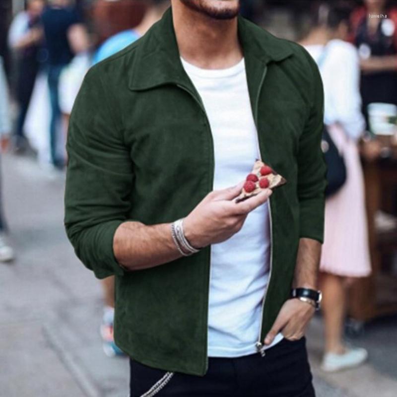 Men's Jackets Men's Fashion Zipper Long-Sleeved Jacket Autumn And Winter Casual Lapel Slim-fit Retro Harajuku Suede Coat, Khaki
Men's Jackets Men's Fashion Zipper Long-Sleeved Jacket Autumn And Winter Casual Lapel Slim-fit Retro Harajuku Suede Coat, Khaki