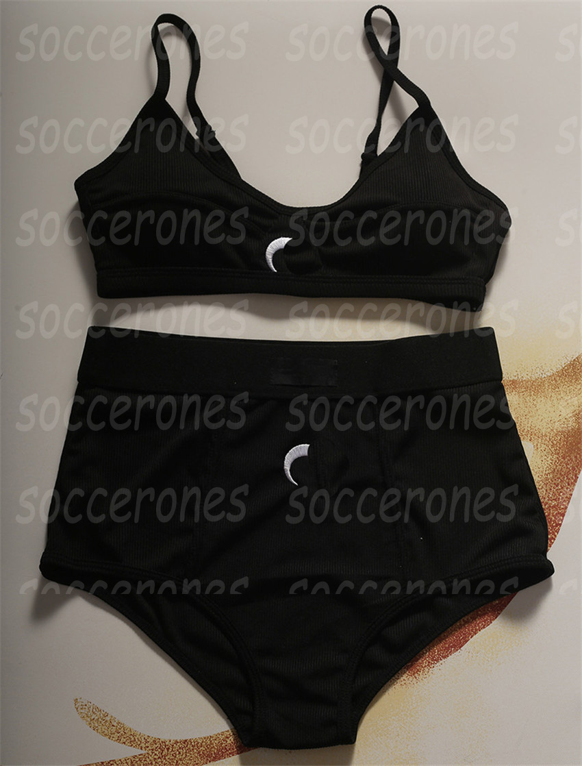 Letters Womens Bras Sets Fashion Comfortable Knit Underwear Sexy Sport Comfortable Lingerie, Black
Letters Womens Bras Sets Fashion Comfortable Knit Underwear Sexy Sport Comfortable Lingerie, Black