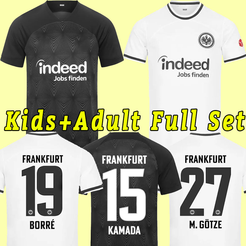 2022 2023 Eintracht Frankfurt Soccer Jerseys Uniforms KOSTIC Jovic 22 23 KAMADA FERNANDES DE GUZMAN Home Away third red SILVA men kids kit Football shirts cup S-2XL
2022 2023 Eintracht Frankfurt Soccer Jerseys Uniforms KOSTIC Jovic 22 23 KAMADA FERNANDES DE GUZMAN Home Away third red SILVA men kids kit Football shirts cup S-2XL
