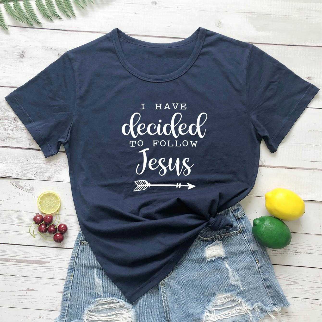 I Have Decided To Follow Jesus T Shirt Slogan Fashion Christian Bible Baptism Tees, Color5
I Have Decided To Follow Jesus T Shirt Slogan Fashion Christian Bible Baptism Tees, Color5