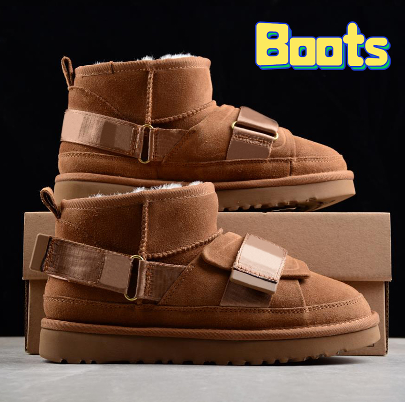 Designer Aus snow boots shoes Women Classic Ultra Mini Hybrid Boot Chestnut black Olive women Sheepskin Shearling Comfort Winter keep warm Fall Ankle Booties, Double shoe box
Designer Aus snow boots shoes Women Classic Ultra Mini Hybrid Boot Chestnut black Olive women Sheepskin Shearling Comfort Winter keep warm Fall Ankle Booties, Double shoe box