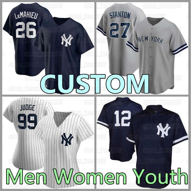 99 Aaron Judge New Custom York Jersey 26 DJ LeMahieu Yankee Baseball 45 Gerrit Cole 2 Derek Jeter Giancarlo Stanton Mariano Rivera Boggs, Youth custom (yangji)
99 Aaron Judge New Custom York Jersey 26 DJ LeMahieu Yankee Baseball 45 Gerrit Cole 2 Derek Jeter Giancarlo Stanton Mariano Rivera Boggs, Youth custom (yangji)
