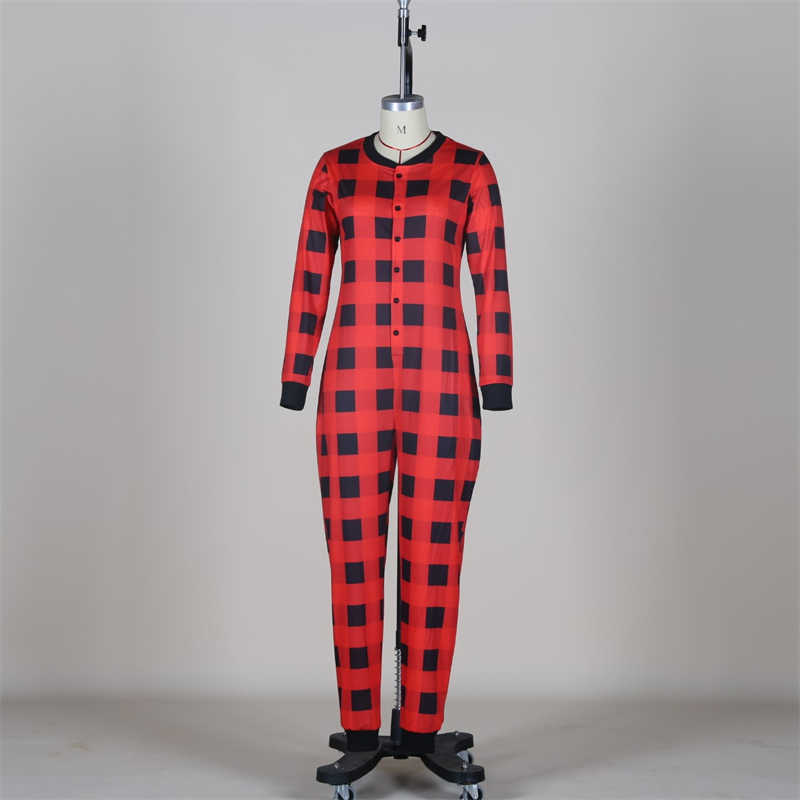 Family Matching Outfits Family Christmas Jumpsuits Pajamas Clothes Father Mother Kids Mommy And Son Daughter Equal Rompers Couples Look Matching Outfi