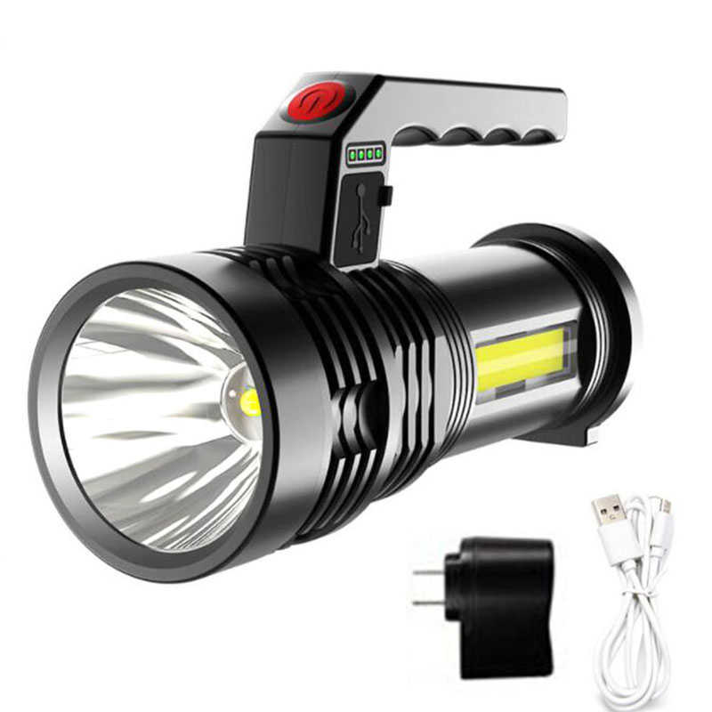 Torches high power Led flash light portable hand flashlight handheld USB recharge battery torches lighter floodlight searchlight Hunting T221101
Torches high power Led flash light portable hand flashlight handheld USB recharge battery torches lighter floodlight searchlight Hunting T221101