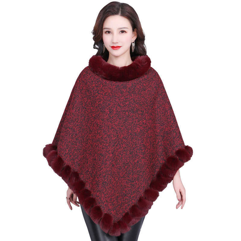 Women's Fur Faux 7 Colors Plus Velvet Warm Pullover 2021 Winter Rex Rabbit Out Streetwear Women Capes Solid Poncho Shawl Scarf Coat T221102, Dark green
Women's Fur Faux 7 Colors Plus Velvet Warm Pullover 2021 Winter Rex Rabbit Out Streetwear Women Capes Solid Poncho Shawl Scarf Coat T221102, Dark green