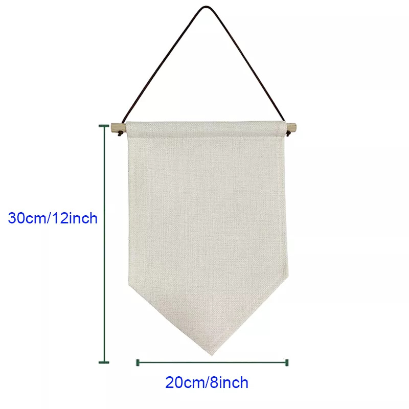 En Sublimation Flag Blank Heat Tranfer Triangle Banner Home Garden Fetive Decoration