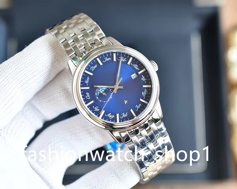 New men's luxury watch three needle half moon fully automatic mechanical movement 316 fine steel high-grade sapphire mirror 40mm, Freight difference
New men's luxury watch three needle half moon fully automatic mechanical movement 316 fine steel high-grade sapphire mirror 40mm, Freight difference