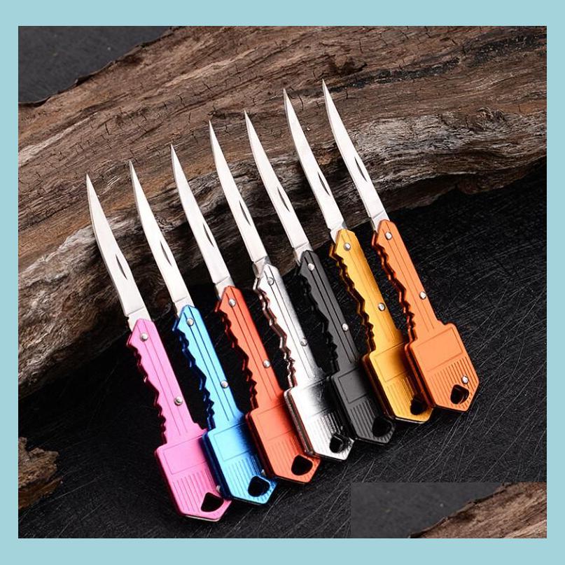 Keychains Lanyards 7 Colors Key Shape Mini Folding Knife Outdoor Saber Pocket Fruit Mtifunctional Keychain Knives Swiss Selfdefens Dhnsm
Keychains Lanyards 7 Colors Key Shape Mini Folding Knife Outdoor Saber Pocket Fruit Mtifunctional Keychain Knives Swiss Selfdefens Dhnsm