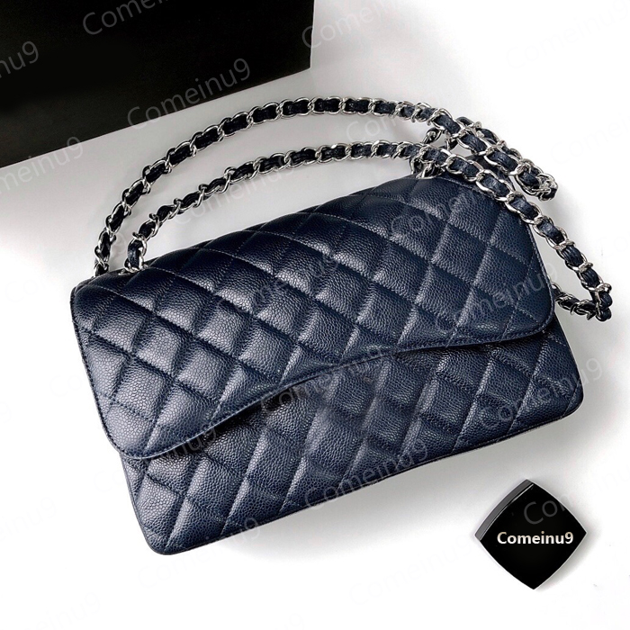 Original Quality Jumbo Women Double Flap Bags Classic Designer Caviar Lambskin Quilted Crossbody Shoulder Bag Purse 30cm Real Leather Handbags More Colors with box, Pink lambskin
Original Quality Jumbo Women Double Flap Bags Classic Designer Caviar Lambskin Quilted Crossbody Shoulder Bag Purse 30cm Real Leather Handbags More Colors with box, Pink lambskin