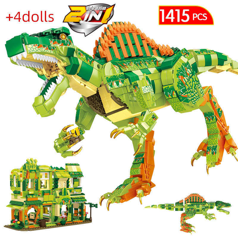 Blocks 908 Pcs Jurassic 2 in 1 City Dinosaur Transform Car Raptor Baryonyx Spinosaurus Building Blocks Figures Bricks Toys for Children T221101
Blocks 908 Pcs Jurassic 2 in 1 City Dinosaur Transform Car Raptor Baryonyx Spinosaurus Building Blocks Figures Bricks Toys for Children T221101