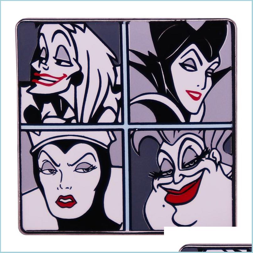 Pins Brooches Bad Girls Fairy Tale Classy Villains Group Enamel Pin Badge Brooch Jewelry Backpack Decoration Accessories Drop Deliver Dhim1
Pins Brooches Bad Girls Fairy Tale Classy Villains Group Enamel Pin Badge Brooch Jewelry Backpack Decoration Accessories Drop Deliver Dhim1